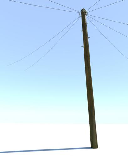 Telephone Pole (Simple UK BT Type - 9 metres ) preview image
